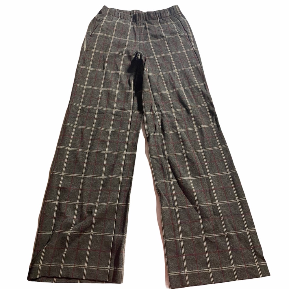 J Jill pointe cropped plaid pants